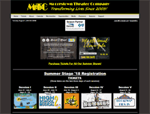 Tablet Screenshot of moorestowntheatercompany.org